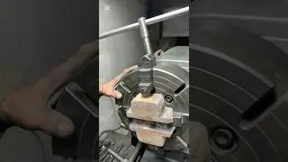Amazing technique page bracket facing part of lathe machine hi class lathe machine #technology