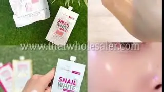 🔥🔥PROMOTION SET🛍🛍 🐌SNAIL WHITE Whipp Soap 🧼 & 🔆Day Cream sachets ✖️✌🏻2🧴🧴Worldwide Shipping