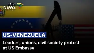 US-Venezuela | Leaders, unions, civil society protest at US Embassy