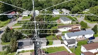 VE2RXM - VE2GDR Antenna Farm close up