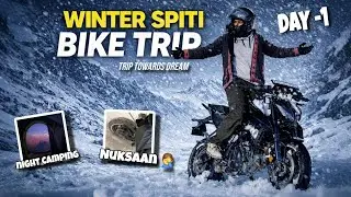 Dream Ride Begins 🔥| Spiti Valley Day 1 | On Duke 250