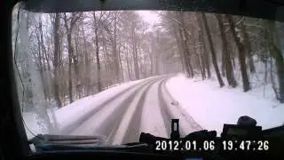 ✔ TRUCKTOUR durch den verschneiten Westerwald ☆ Hachenburg nach Nistertal