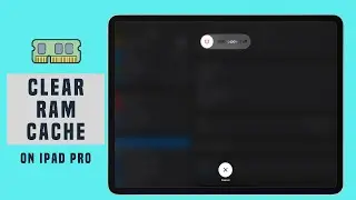 Очистка кэша ОЗУ на iPad Pro