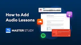 How to Create Audio Lessons with MasterStudy LMS