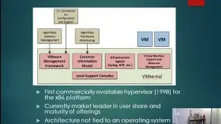 Operating Systems and Virtualization Lesson 3:  Hypervisors