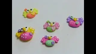 Búhos en Porcelanicron  Apliques para Moños,  Manualidades en Porcelana Fria, Manualidadeslahormig