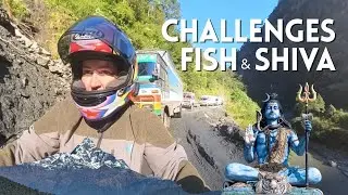 CHALLENGES, FISH & SHIVA | Episode 5 - Nepal Motorcycle Adventure