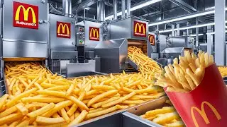 Inside McDonald’s French Fries Factory | Massive production line