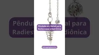 Desvende os Segredos com o Pendulo em Metal para Radiestesia e Radi&ocirc;nica - Shopping Esot&eacute;rico