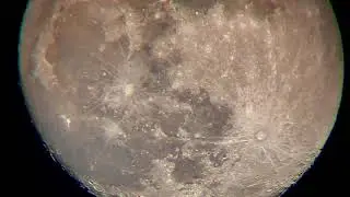 Moon from Earth Celestron Omni AZ 102 Telescope