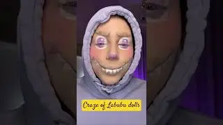 crazy on labubu dolls #trending #makeup #labubu #explore #youtube