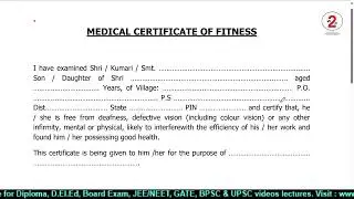 Medical Certificate kaise banavaye
