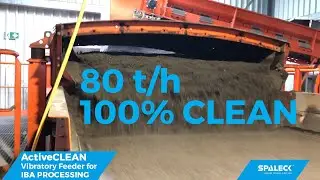 Modern incinerator bottom ash recycling and separation technology with SPALECK ActiveCLEAN Feeder