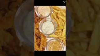 Kfc Style Chicken Stripes Chips with dips at home Recipe by MH Kitchen's#kfcchicken #trending