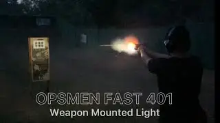 SAM Thunderbolt 1911 | Opsmen FAST 401 | Shooting in the Dark | 45 ACP in Slow Motion