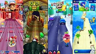 Subway Surfers, Temple Run 2,Tom Gold Run,Sonic Dash All New Apk Update Gameplay #game #gaming /