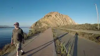 4K Morning Walk - Morro Rock, Morro Bay, California