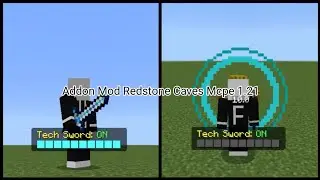 Minecraft Addon Mod Redstone Caves Mcpe 1.21