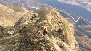 IMPOSIBLE bajar el MONTE CHILIAD EN moto / GTA5 /
