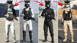 TikTok&rsquo;s MOST VIRAL Military GTA 5 Female Outfits for SOLO Players! 🔥