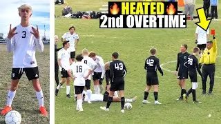 SOCCER GAME gets HEATED in DOUBLE OVERTIME! ⚽️🔥