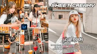 SWEET CREAMY SWEET CREAM ALA PHOTO EDIT | FREE PRESET LIGHTROOM HRMWN ART | LIGHTROOM TUTORIAL
