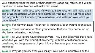 Jeremiah 30 Explained