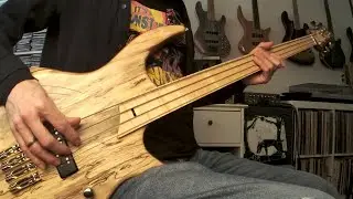 Bouncy Fretless Funk Rock Bass Grooves