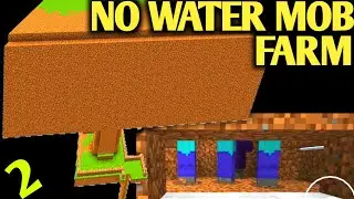XP farm for MINECRAFT SUPERFLAT | Mob farm NO WATER
