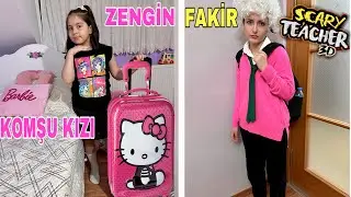 EYVAH‼️SCARY TEACHER KOMŞU KIZI ZENGİN VS FAKİR‼️HİRANUR AİLESİ ZEYNEP 