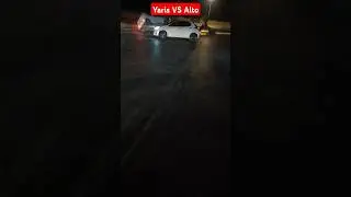 Toyota Yaris VS Suzuki Alto | Karachi Track | Karachi Track Car Drifting | Car Accident | @KarWheels