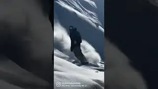 FREERIDE ACTION FROM AROUND VERBIER #shorts #shortsclip #snowboarding #verbier #freeride #mountain