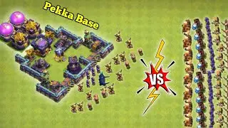DEFENSIVE TROOPS + BASE VS TROOPS (ground) !! Who Can DESTROY this BASE ?!