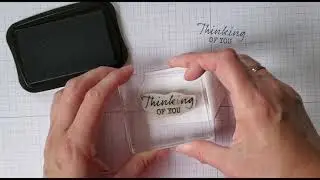 Mirror Image technique for Rubber Stamping