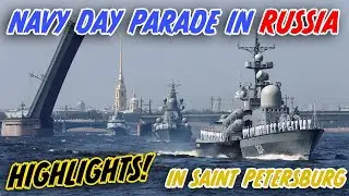 Russian Warships, Putin. Navy Day Parade 2023 (HIGHLIGHTS)