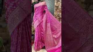 2573 #sarees #sasu with allover zari brocked rich pallu and brocked blouse piece  : 5250+$