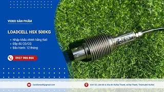 Loadcell HSX 500kg Keli - Cảm biến lò xo chống rung hiện đại