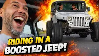 Безумный турбированный джип с двигателем V8!! Подозрительный