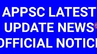 appsc latest news today | appsc group 2 results 2019 | appsc results news today I offical notice