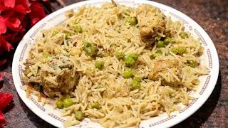 Matar Pulao Recipe Khiley Khiley Chawal Wala Khusbudar Chicken Matar Pulao । चिकन मटर पुलाव रेसिपी 