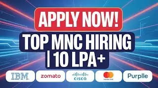 IBM, Zomato, Cisco, Mastercard, Purplle | Graduate Engineer Trainee | High Salary