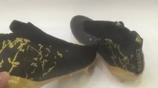 FootballLeaked.com-Adidas ACE 17+ Purecontrol Paul Pogba FG Black Golden