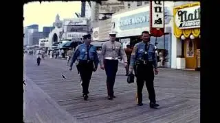 Atlantic City late 1960's, Vietnam Era Soldiers, New Jersey, 8mm vintage film, stock footage #464B
