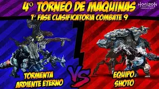 🔥 HORIZON FORBIDDEN WEST | TORMENTA ARDIENTE ETERNO VS EQUIPO SHOTO ⚡❄️🔥 | 4&ordm; Torneo de M&aacute;quinas