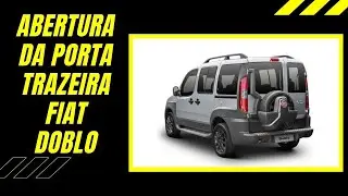 Dica de reparo porta traseira fiat doblo defeito na maçaneta