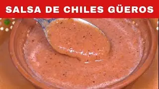 Salsa roja  con chile güero y secreto para que salga rica, rica!.- RecetasdeLuzMa