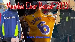 Mumbai Chor Bazaar 2025 | Winter Collection | Football Jerseys, Jackets, Sweaters