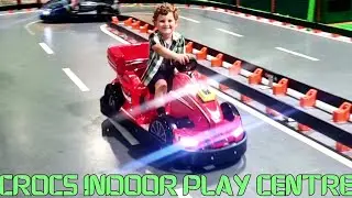 CROCS indoor play centre for kids | Electric kids cars | giant slides | preschoolers fun | Games