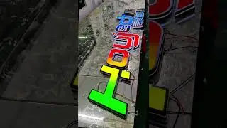 Btw,our shop sign is customized!🤔👋 #3dprinting #automobile #signage #art #neonsign #ledsign #diy