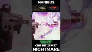 ONCE HUMAN NIGHTMARE MANIBUS SHRAPNEL SOCR CRIT HIT 219K🥶#oncehuman